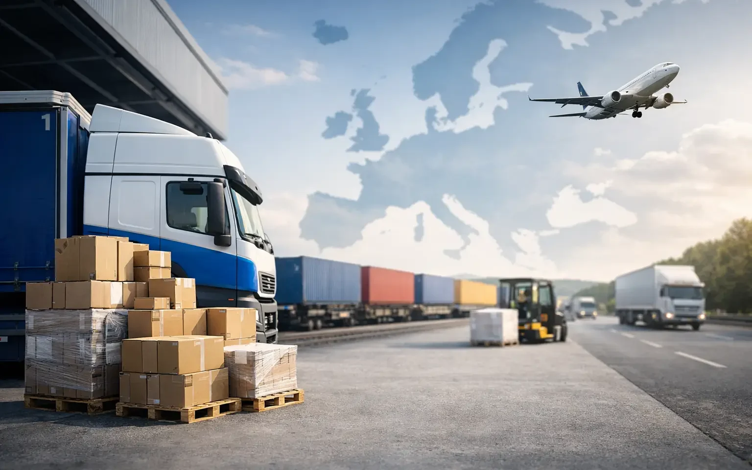 Sammelgut Transport Europa organisieren