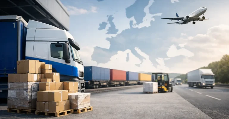 Sammelgut Transport Europa organisieren