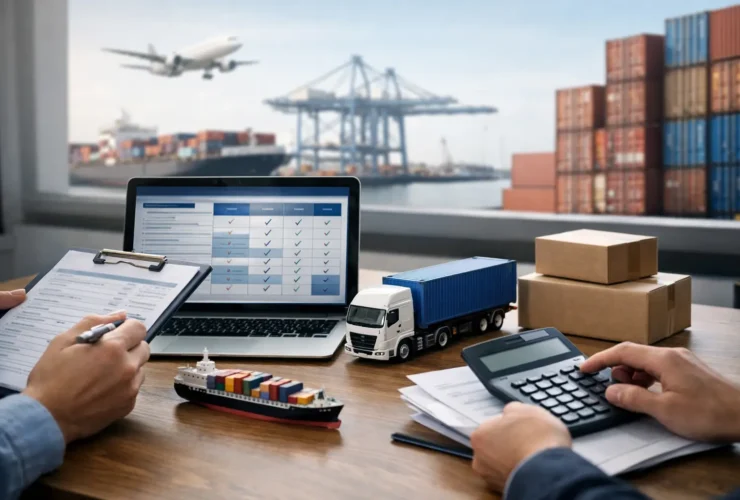 Frachtangebote im Unternehmen vergleichen