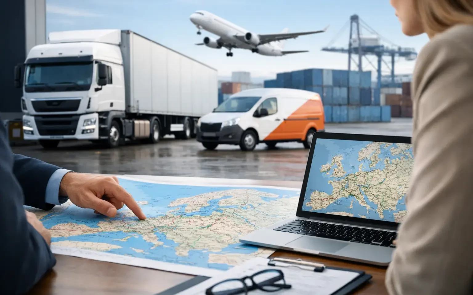 Gewerbliche Transportlösungen in Europa planen