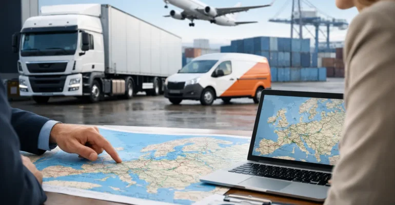 Gewerbliche Transportlösungen in Europa planen